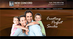 Desktop Screenshot of newconcorddental.com